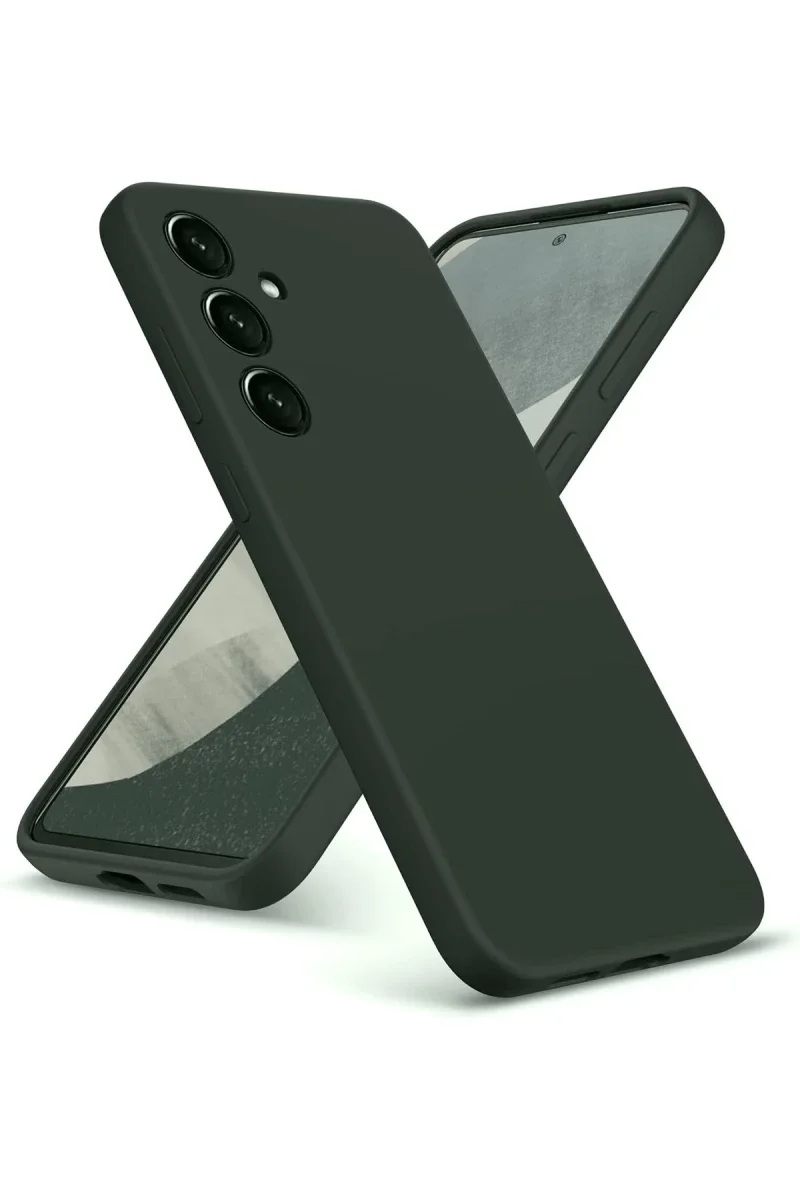 Samsung Galaxy A36 Kılıf Nano içi Kadife Silikon - Koyu Yeşil Samsung Galaxy A36 Kılıf Nano içi Kadife Silikon - Koyu Yeşil