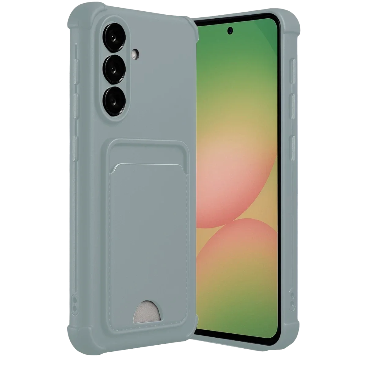 Samsung Galaxy A36 Kılıf Kelvin Kartvizitli Silikon - Açık Yeşil Samsung Galaxy A36 Kılıf Kelvin Kartvizitli Silikon - Açık Yeşil