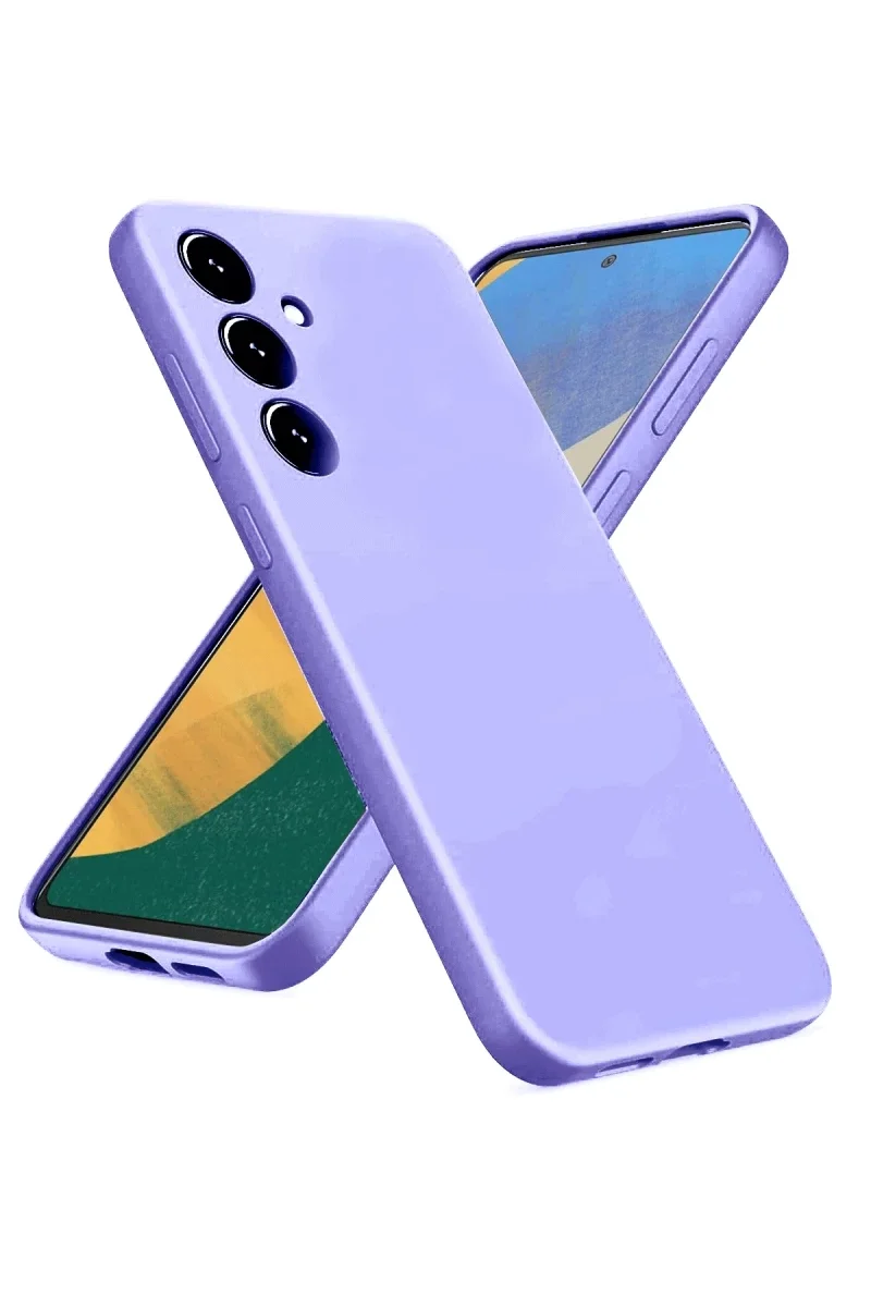 Samsung Galaxy A36 Kılıf Nano içi Kadife Silikon - Lila