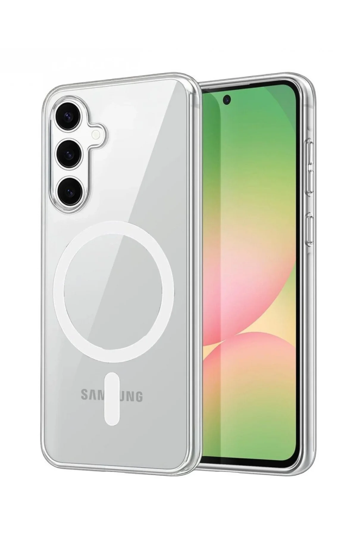 Samsung Galaxy A36 Şeffaf Magsafe Case Telefon Kılıfı