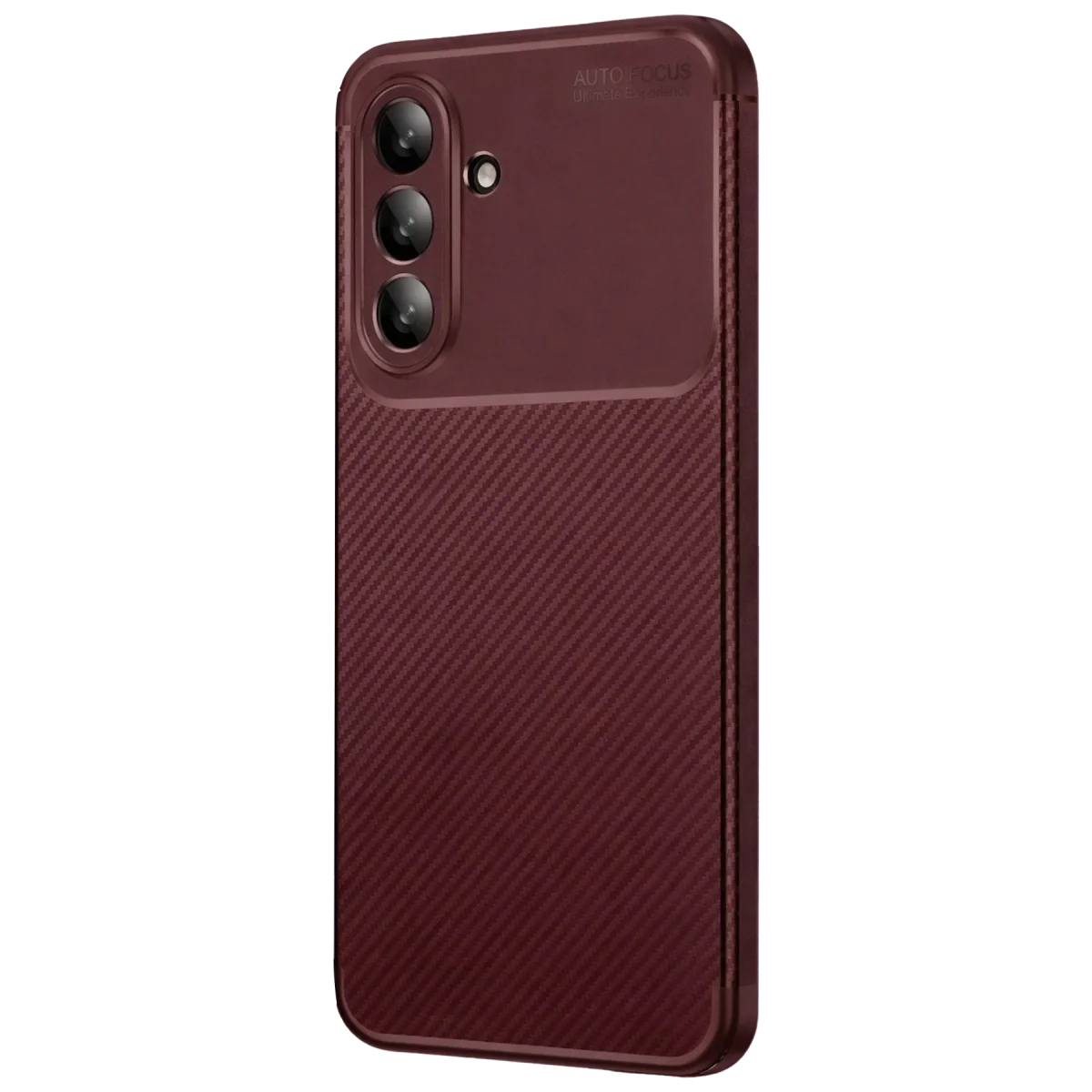 Samsung Galaxy A37 5g Auto Focus Karbon Kapak - Bordo Samsung Galaxy A37 5g Auto Focus Karbon Kapak - Bordo
