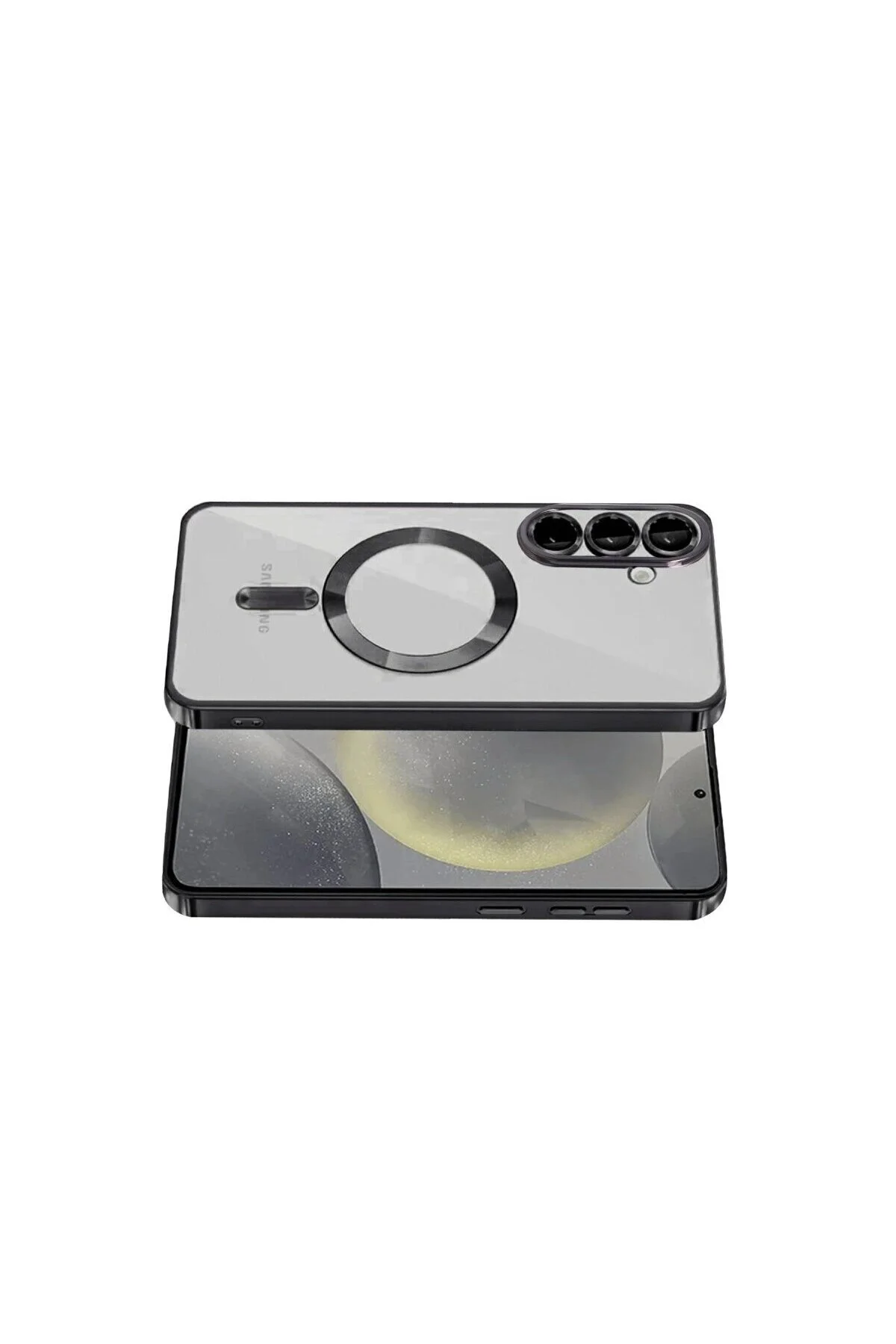 Samsung Galaxy A37 5g Kross Magneticsafe Kapak - Siyah Samsung Galaxy A37 5g Kross Magneticsafe Kapak - Siyah