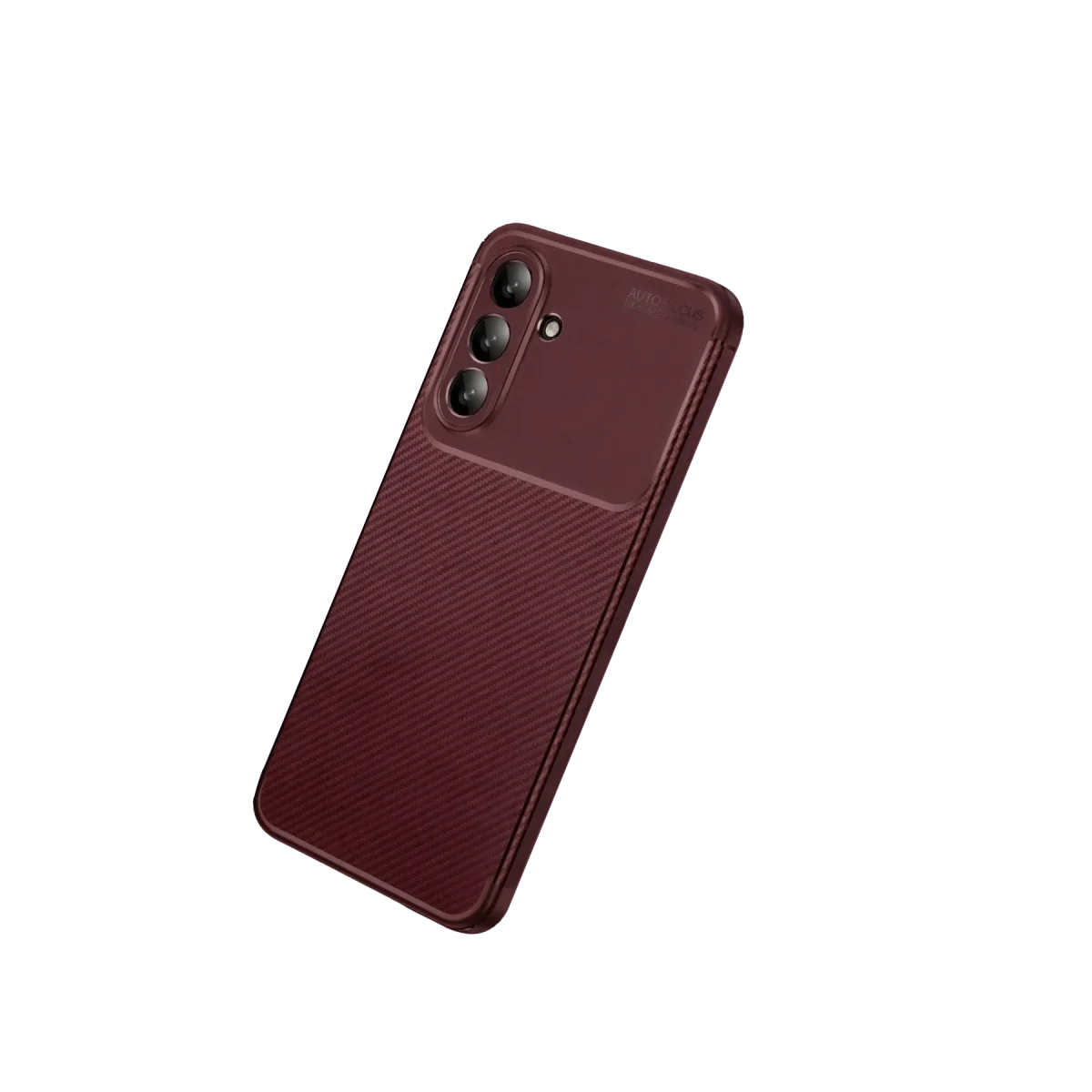 Samsung Galaxy A37 5g Auto Focus Karbon Kapak - Bordo Samsung Galaxy A37 5g Auto Focus Karbon Kapak - Bordo