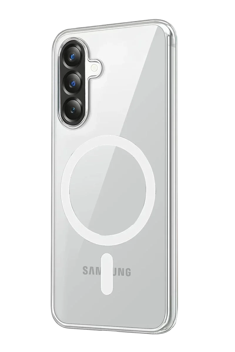 Samsung Galaxy A37 5G Combo Sert Şeffaf Magsafe Kapak - Şeffaf Samsung Galaxy A37 5G Combo Sert Şeffaf Magsafe Kapak - Şeffaf