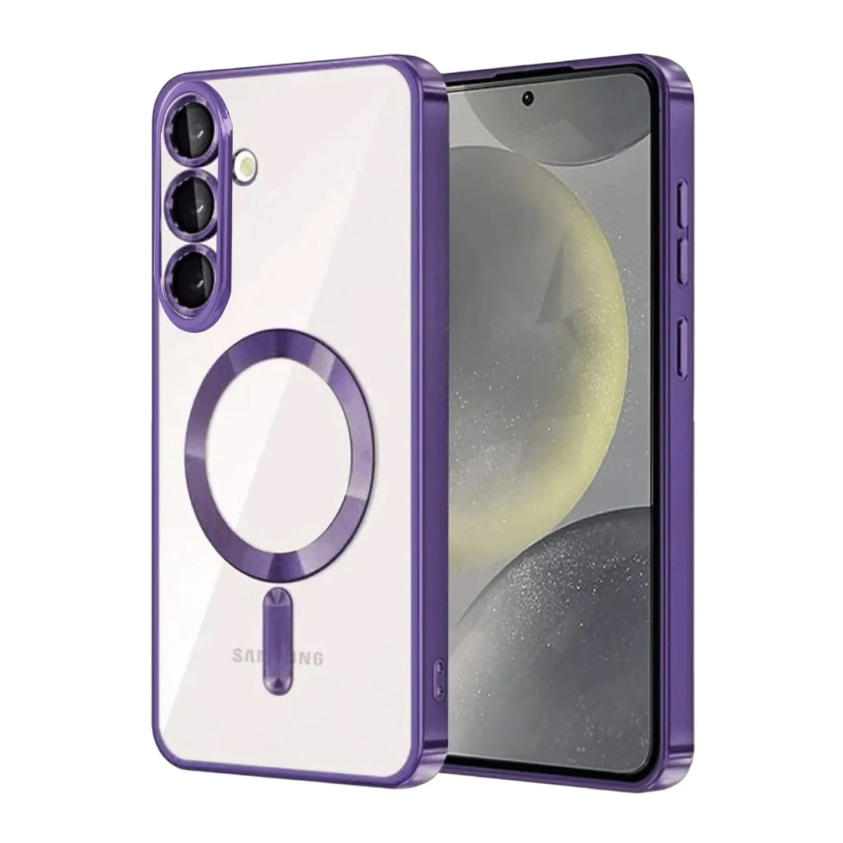 Samsung Galaxy A37 5g Kross Magneticsafe Kapak - Mor Samsung Galaxy A37 5g Kross Magneticsafe Kapak - Mor