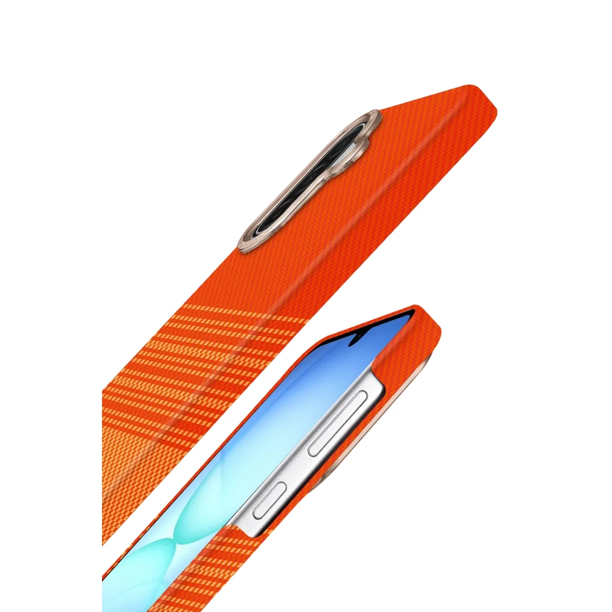 Samsung Galaxy A37 5g Vega Magsafe Kapak - Turuncu Samsung Galaxy A37 5g Vega Magsafe Kapak - Turuncu
