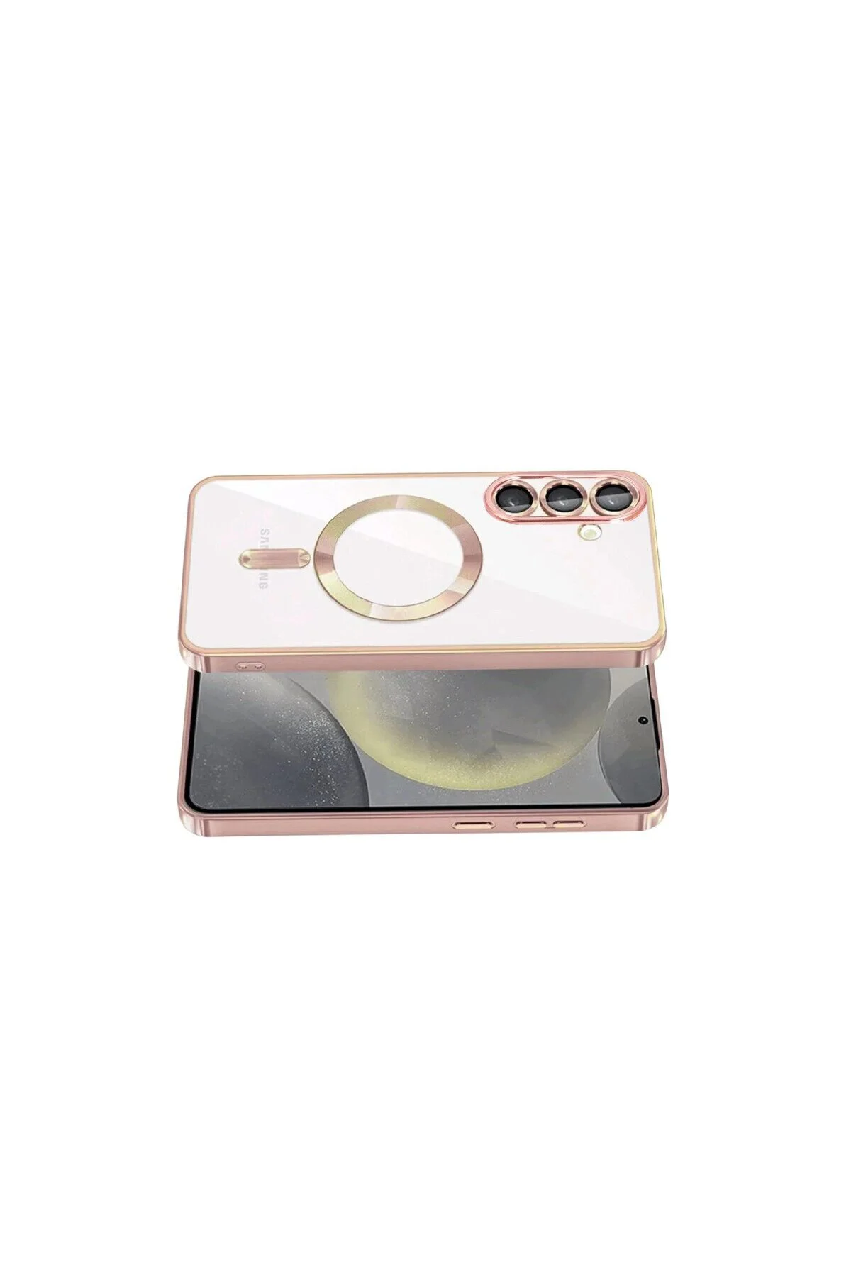 Samsung Galaxy A37 5g Kross Magneticsafe Kapak - Rose Samsung Galaxy A37 5g Kross Magneticsafe Kapak - Rose
