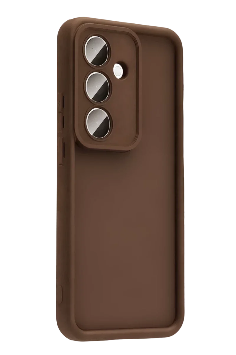 Samsung Galaxy A37 5G Viera Silikon - Kahverengi Samsung Galaxy A37 5G Viera Silikon - Kahverengi