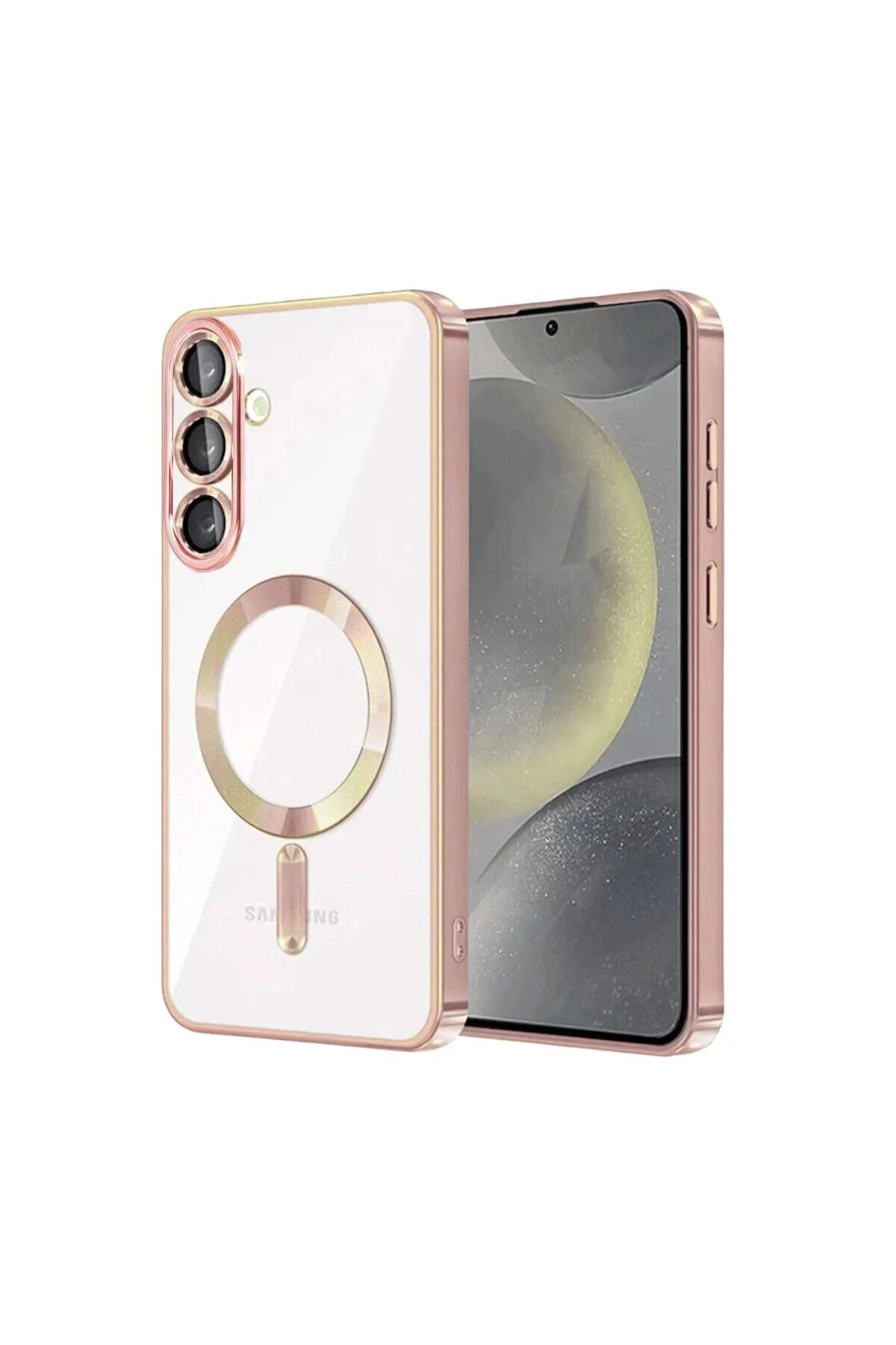 Samsung Galaxy A37 5g Kross Magneticsafe Kapak - Rose Samsung Galaxy A37 5g Kross Magneticsafe Kapak - Rose