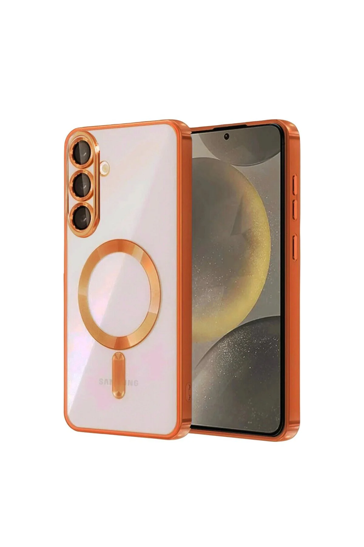 Samsung Galaxy A37 5g Kross Magneticsafe Kapak - Turuncu