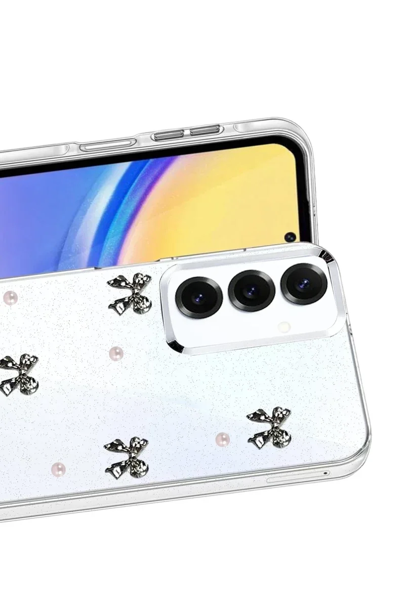 Samsung Galaxy A37 5G Fiyonk Desenli Kapak - Desen 8 Samsung Galaxy A37 5G Fiyonk Desenli Kapak - Desen 8