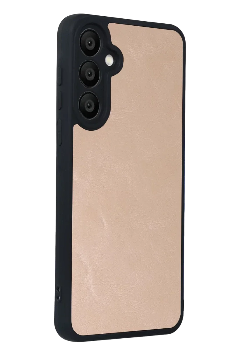 Samsung Galaxy A37 5G Aras Deri Kapak - Pudra Samsung Galaxy A37 5G Aras Deri Kapak - Pudra