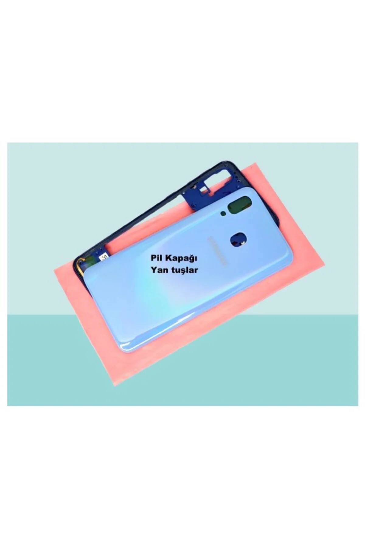 Samsung Galaxy A40 A 405 Uyumlu Arka Kapak Batarya Kapağı Beyaz