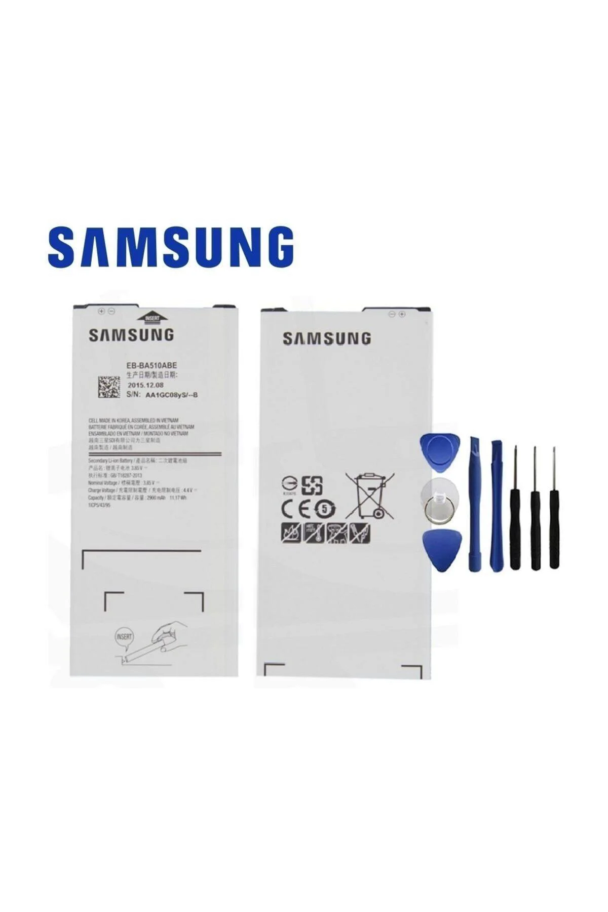 Samsung Galaxy A5 A510 2016 Batarya Pil Eb-ba510abe Tamir Seti