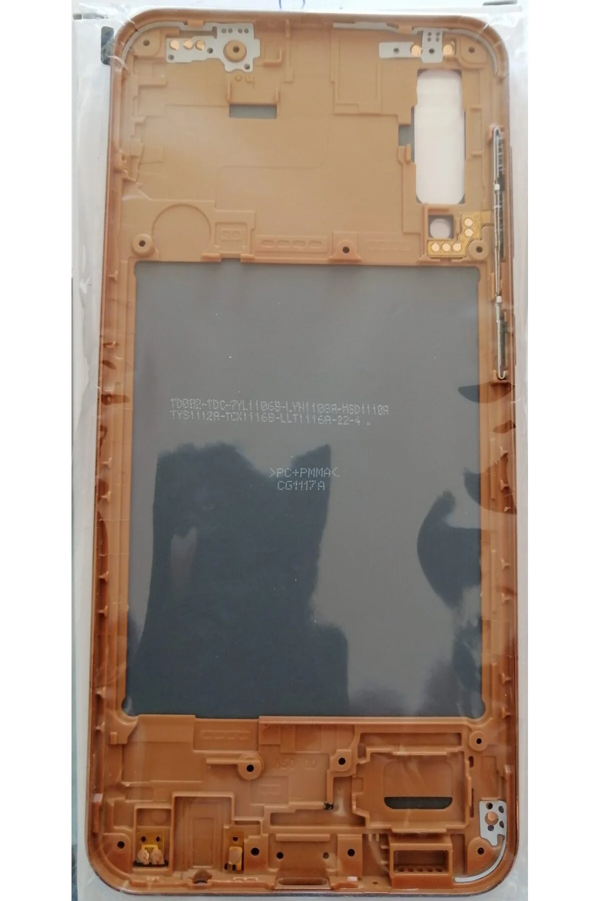 Samsung Galaxy A50 Uyumlu Kasa Turuncu - YAN TUŞLAR DAHİL Samsung Galaxy A50 Uyumlu Kasa Turuncu - YAN TUŞLAR DAHİL