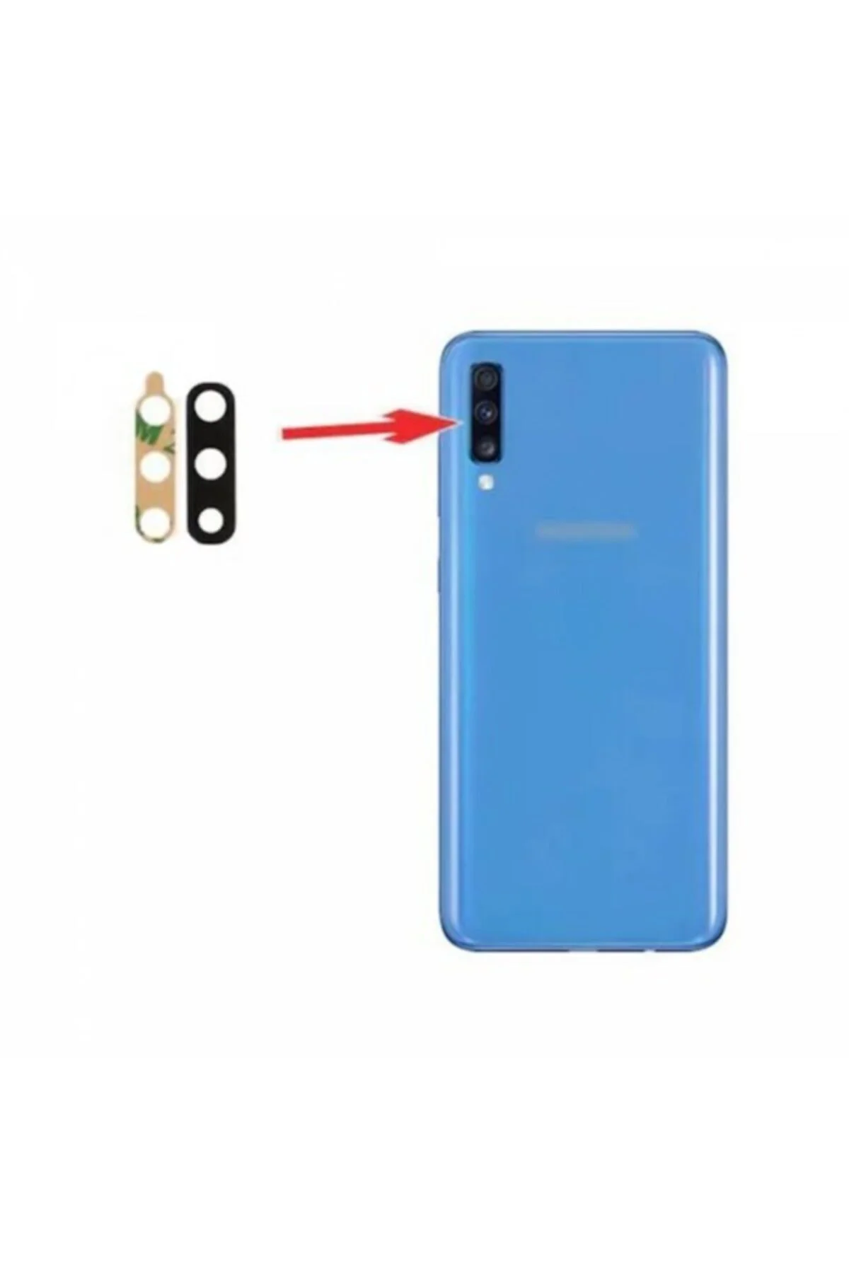 Samsung Galaxy A50 Uyumlu Arka Kamera Camı Arka Kamera Lensi Samsung Galaxy A50 Uyumlu Arka Kamera Camı Arka Kamera Lensi