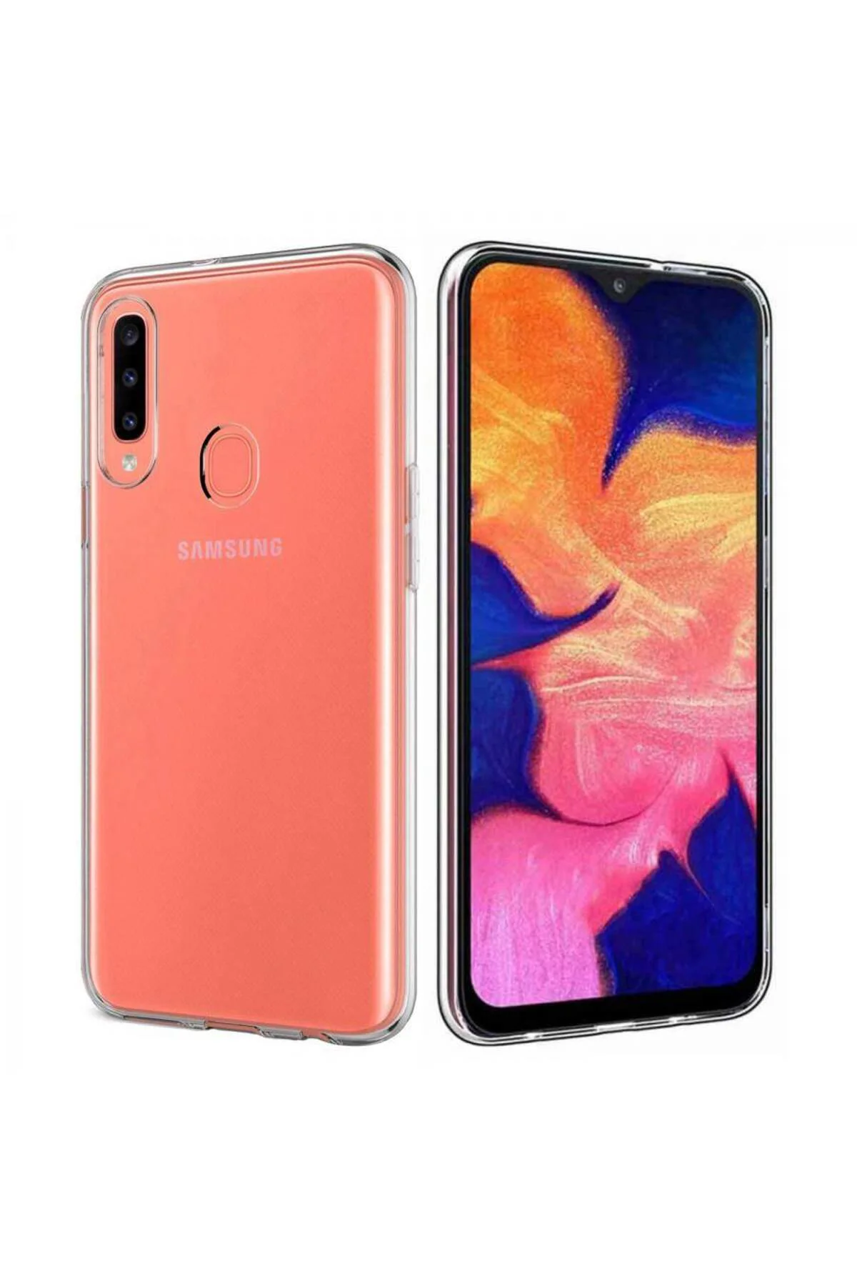 Samsung Galaxy A50S 2.0 MM Korumalı Silikon Kılıf Şeffaf