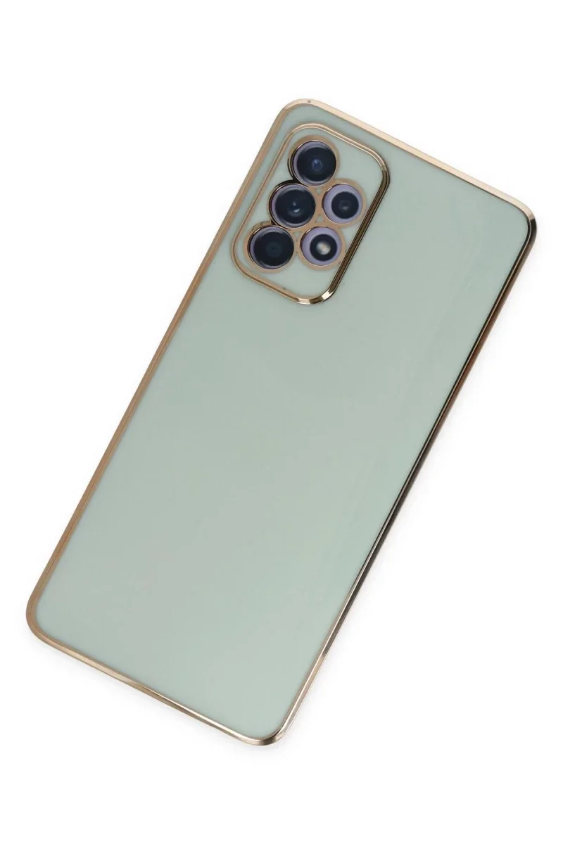 Samsung Galaxy A52 Kılıf Volet Silikon - Açık Yeşil Samsung Galaxy A52 Kılıf Volet Silikon - Açık Yeşil
