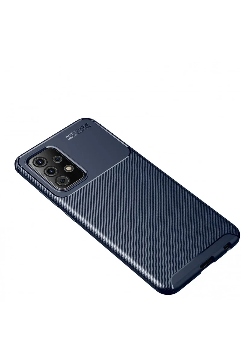 Samsung Galaxy A52 Kılıf Auto Focus Karbon Kapak - Lacivert Fiyatı, Yorumları ve Özellikleri
