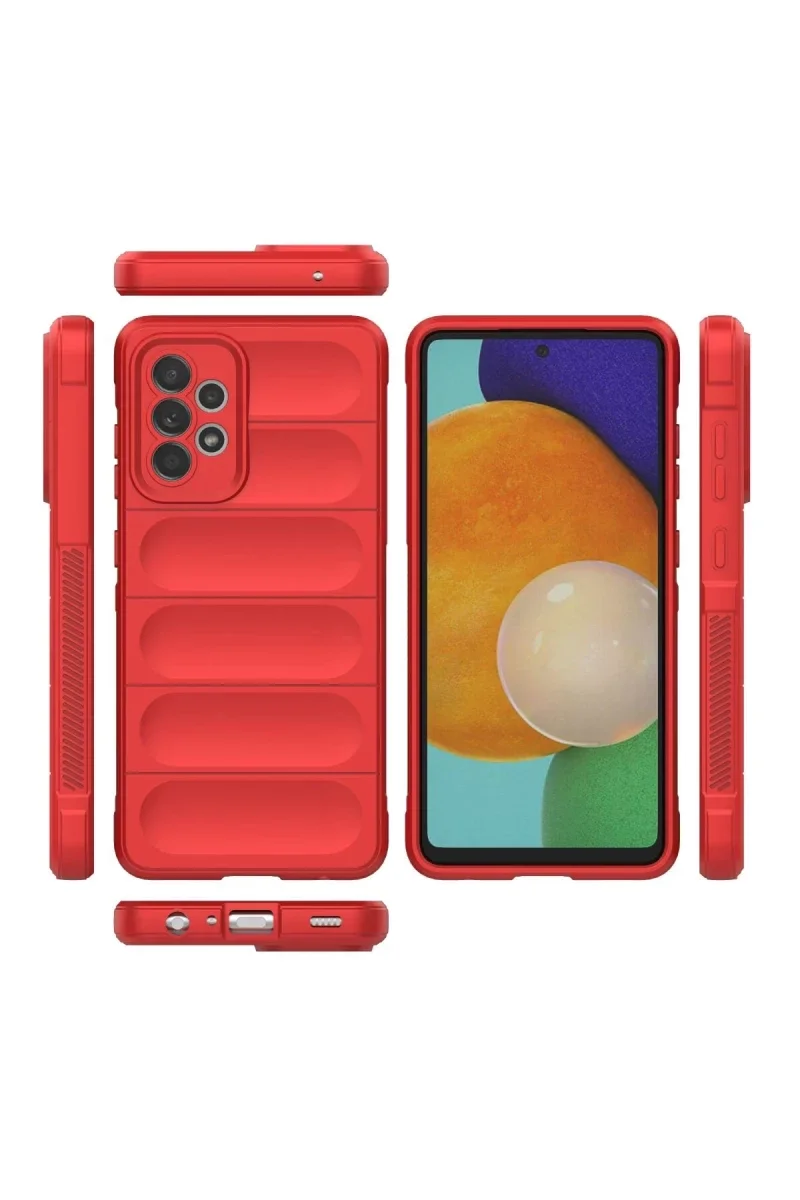 Samsung Galaxy A52 Kılıf Optimum Silikon - Kırmızı Samsung Galaxy A52 Kılıf Optimum Silikon - Kırmızı