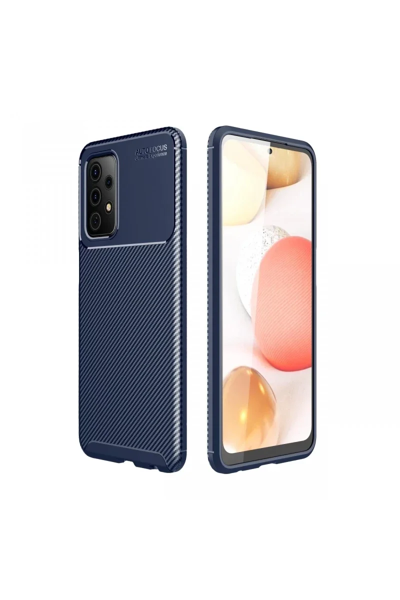 Samsung Galaxy A52 Kılıf Auto Focus Karbon Kapak - Lacivert Fiyatı, Yorumları ve Özellikleri