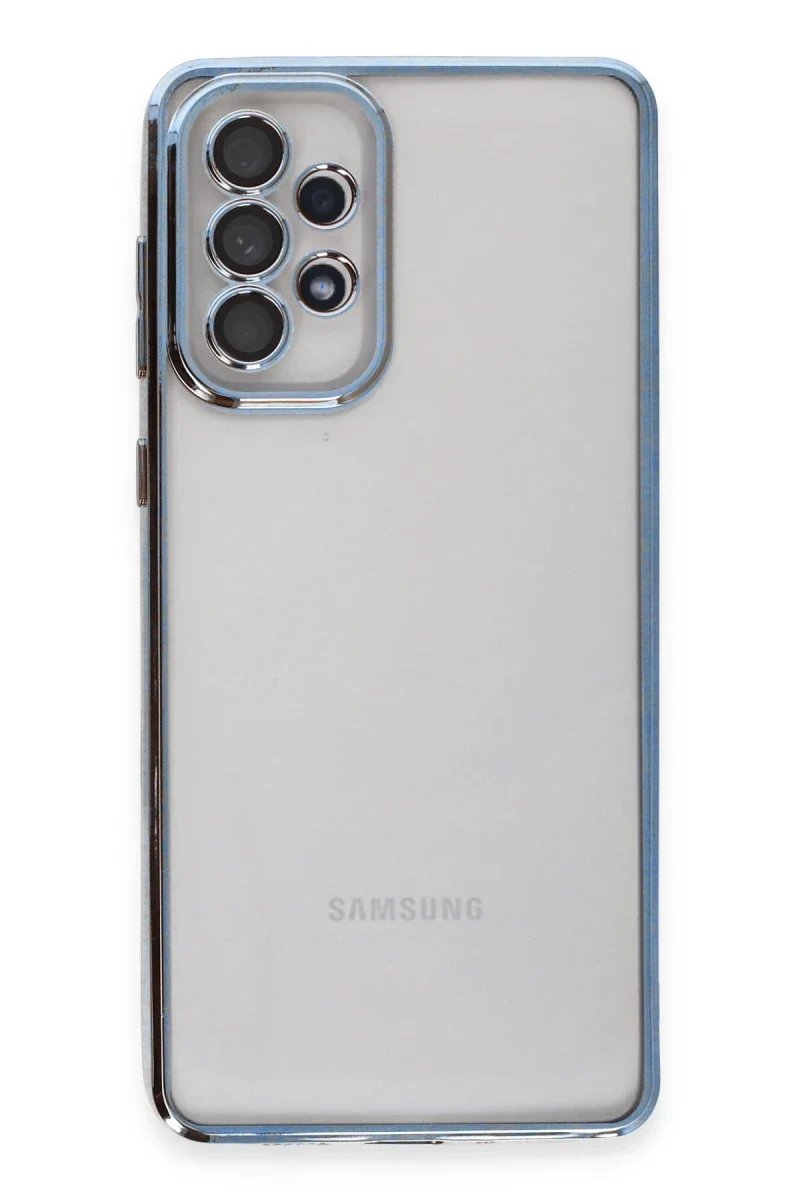Samsung Galaxy A53 5G Kılıf Razer Lensli Silikon - Açık Mavi Samsung Galaxy A53 5G Kılıf Razer Lensli Silikon - Açık Mavi