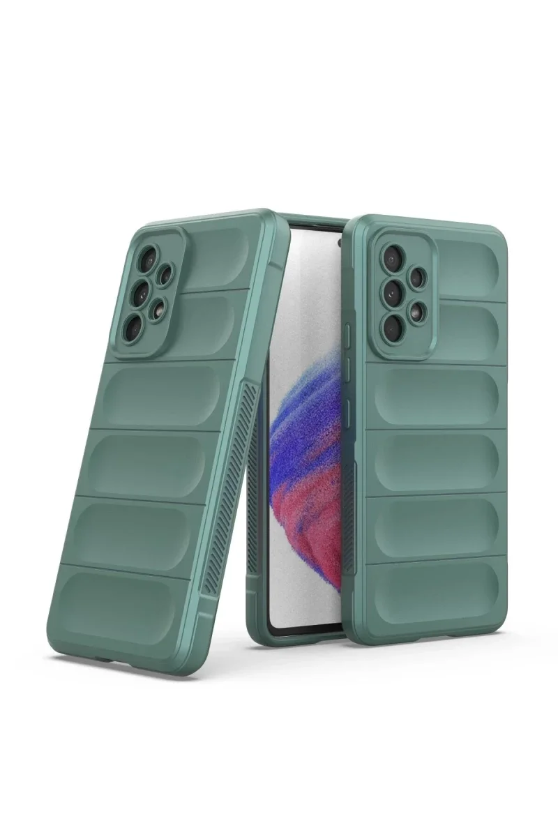 Samsung Galaxy A53 5G Kılıf Optimum Silikon - Koyu Yeşil