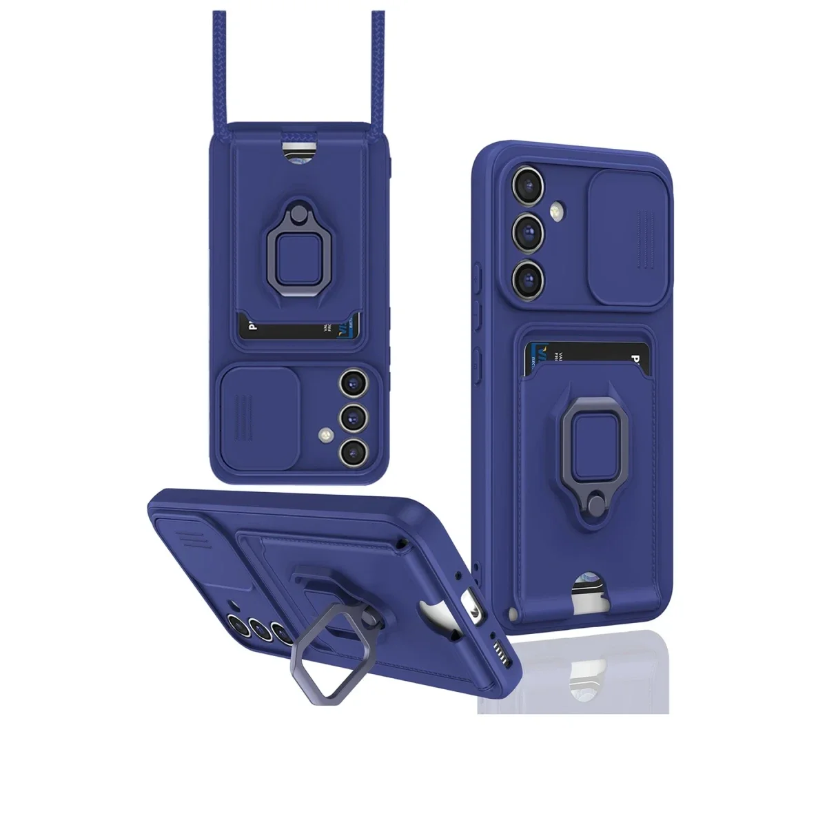 Samsung Galaxy A54 5G Kılıf Zuma Kartvizitli Yüzüklü Silikon - Lacivert Samsung Galaxy A54 5G Kılıf Zuma Kartvizitli Yüzüklü Silikon - Lacivert