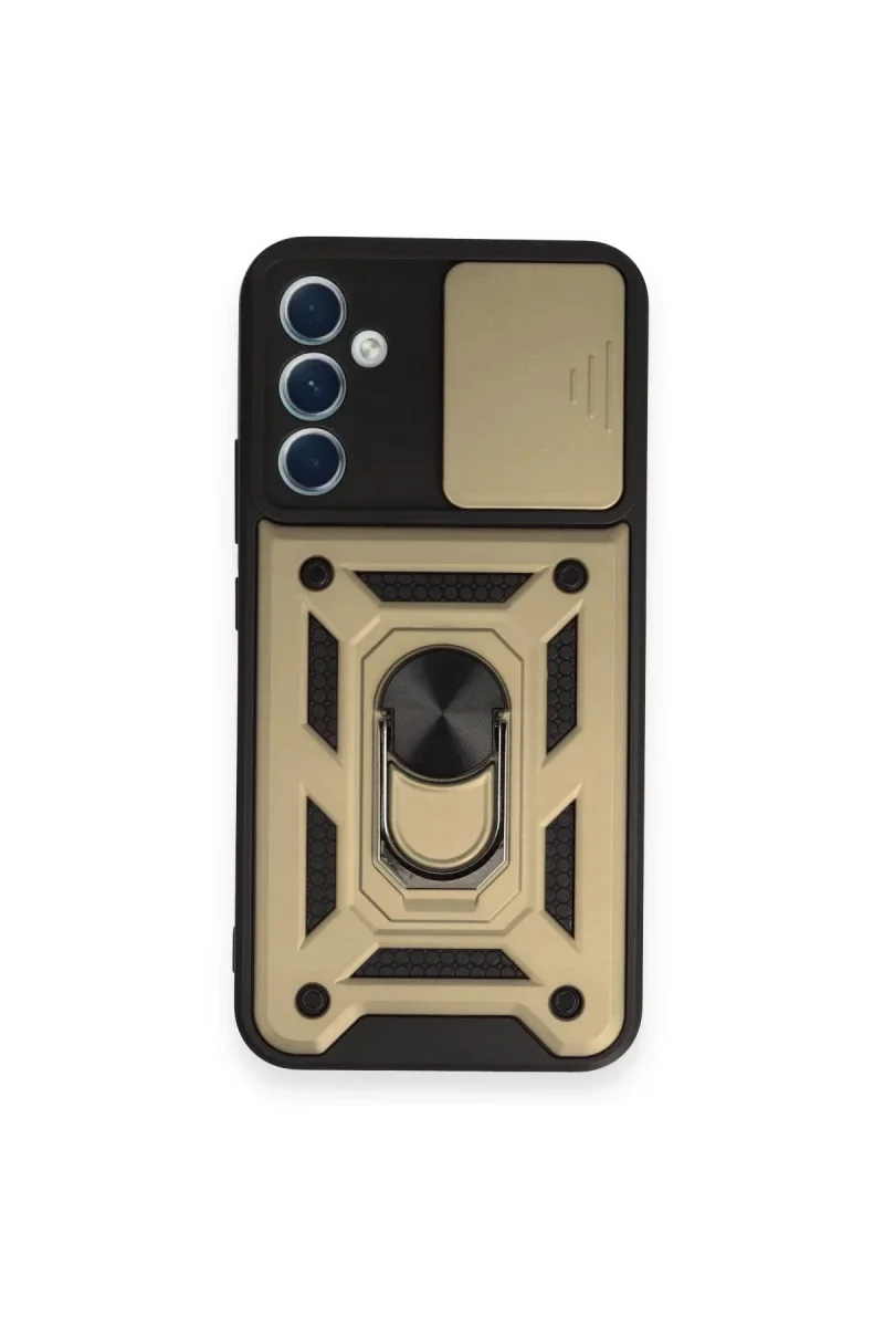 Samsung Galaxy A54 5G Kılıf Pars Lens Yüzüklü Silikon - Gold Samsung Galaxy A54 5G Kılıf Pars Lens Yüzüklü Silikon - Gold