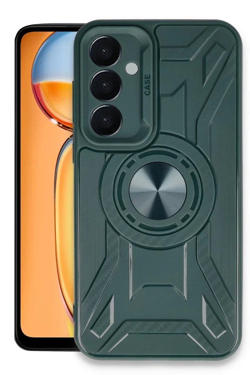 Samsung Galaxy A55 5G Kılıf Lincoln Silikon - Koyu Yeşil Samsung Galaxy A55 5G Kılıf Lincoln Silikon - Koyu Yeşil