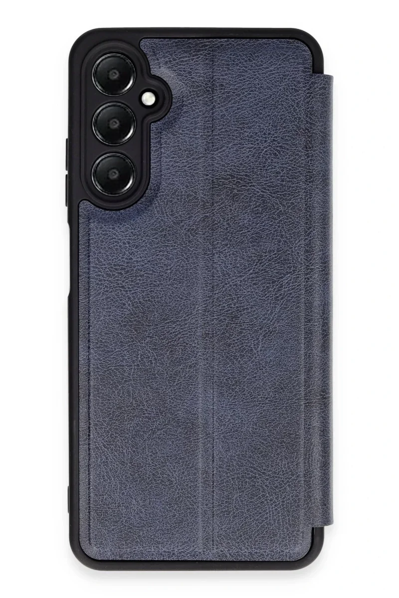 Samsung Galaxy A55 5G Kılıf Flip Cover - Lacivert Samsung Galaxy A55 5G Kılıf Flip Cover - Lacivert