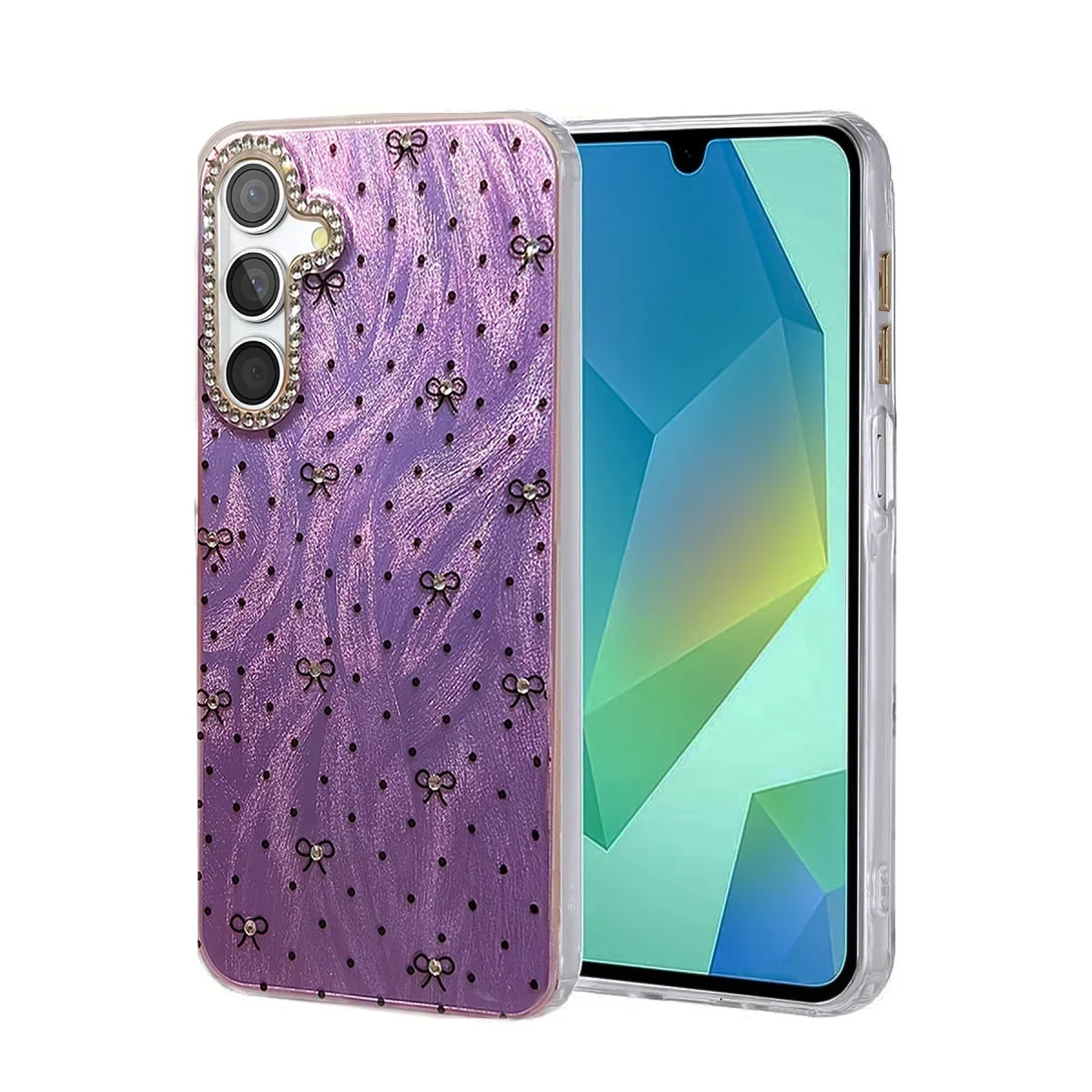 Samsung Galaxy A55 5g Kılıf Blade Aynalı Desenli Kapak - Desen 2 Samsung Galaxy A55 5g Kılıf Blade Aynalı Desenli Kapak - Desen 2