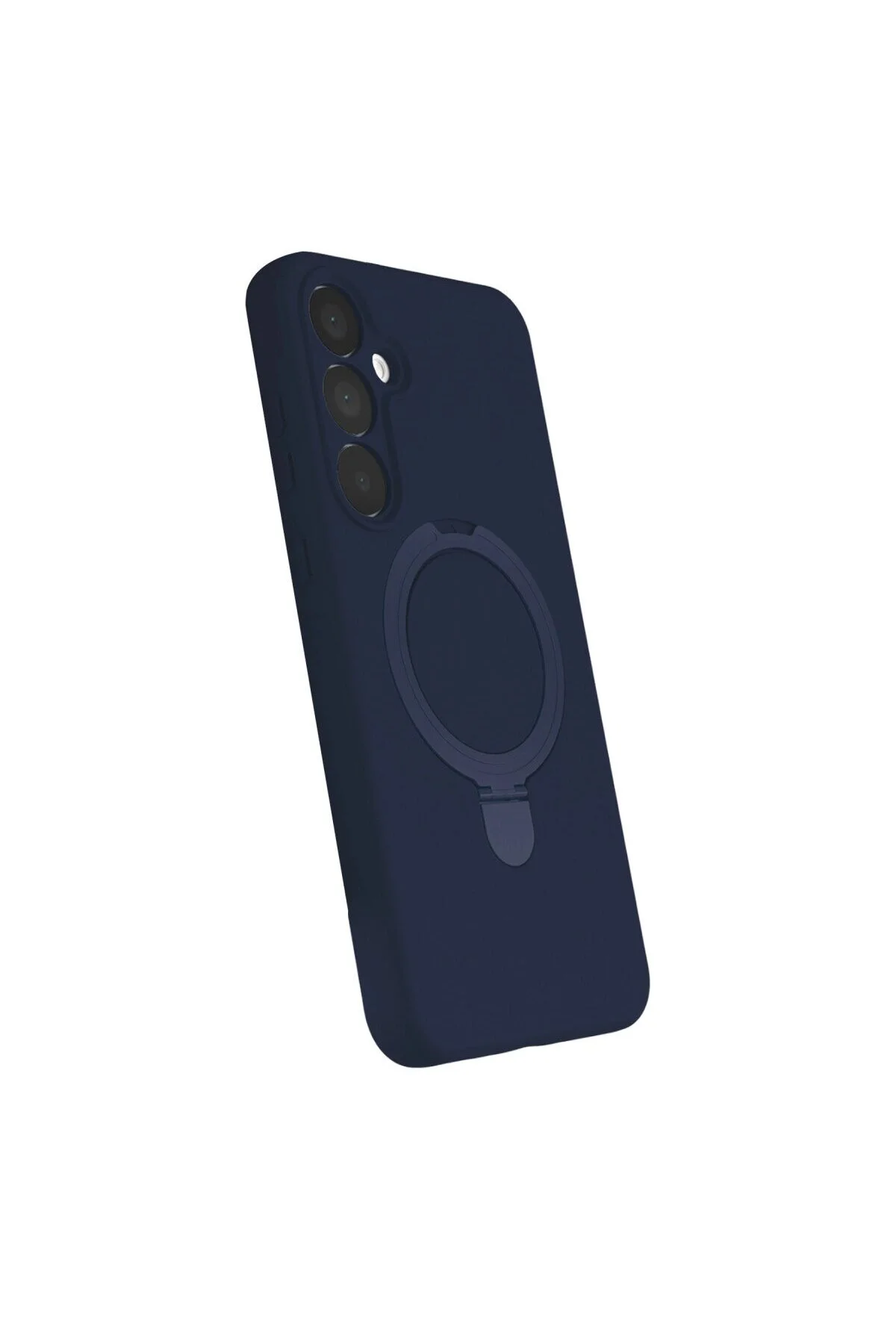 Samsung Galaxy A55 5g Regal Magsafe Standlı Kapak - Lacivert