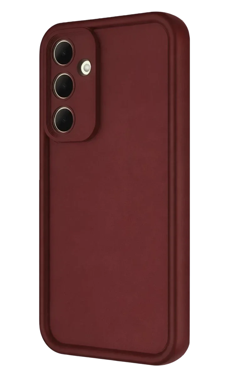 Samsung Galaxy A56 Kılıf Viera Silikon - Bordo Samsung Galaxy A56 Kılıf Viera Silikon - Bordo