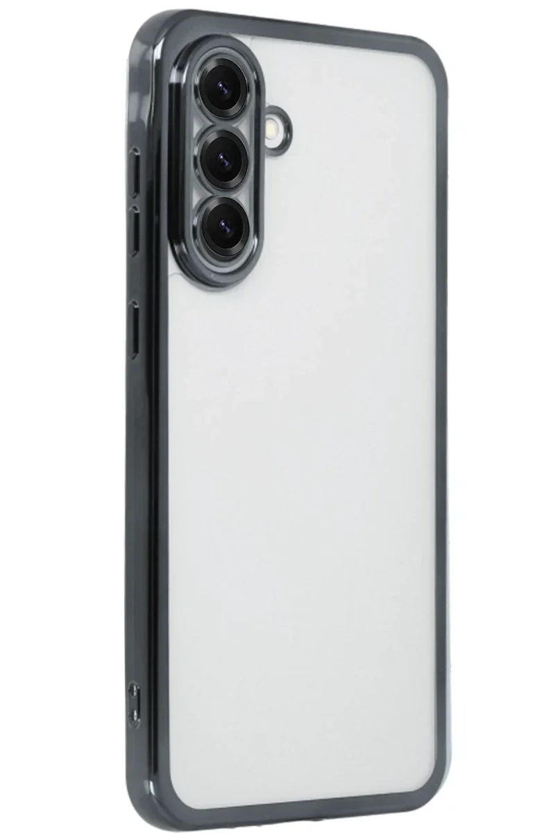 Samsung Galaxy A56 Kılıf Razer Lensli Silikon - Siyah