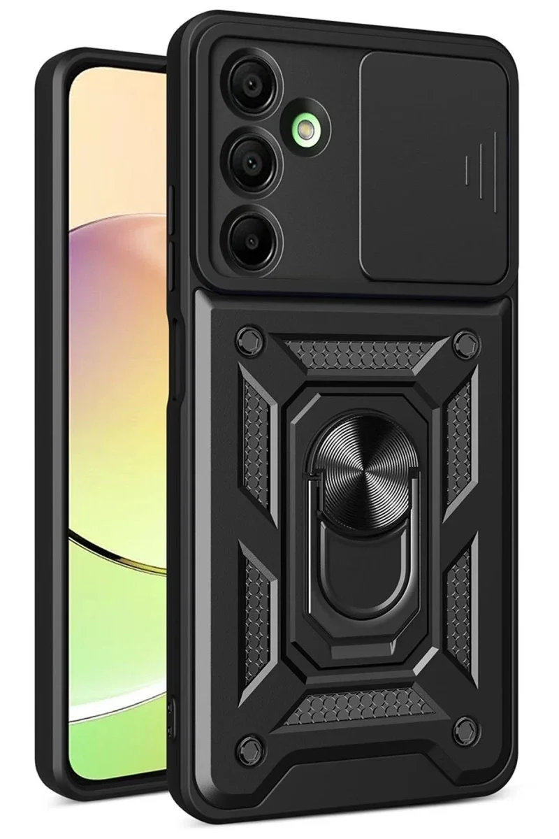 Samsung Galaxy A56 Kılıf Pars Lens Yüzüklü Silikon - Siyah Fiyatı, Yorumları ve Özellikleri
