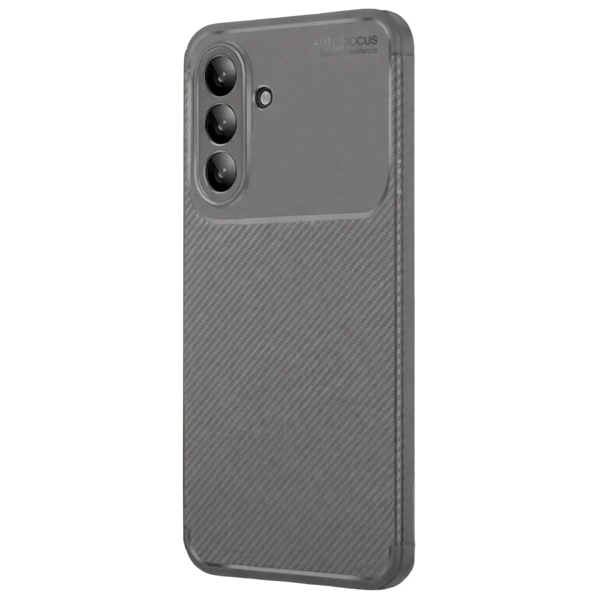 Samsung Galaxy A56 Kılıf Auto Focus Karbon Kapak - Gri