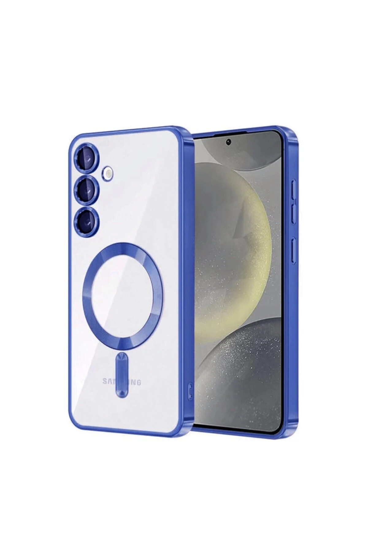 Samsung Galaxy A56 Kross Magneticsafe Kapak - Lacivert Samsung Galaxy A56 Kross Magneticsafe Kapak - Lacivert