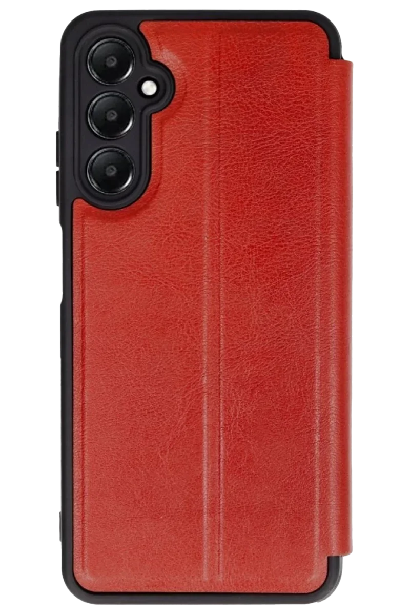 Samsung Galaxy A56 Kılıf Flip Cover - Kırmızı Samsung Galaxy A56 Kılıf Flip Cover - Kırmızı
