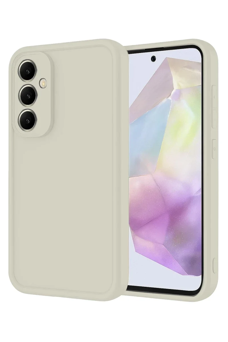 Samsung Galaxy A56 Kılıf Viera Silikon - Krem Samsung Galaxy A56 Kılıf Viera Silikon - Krem