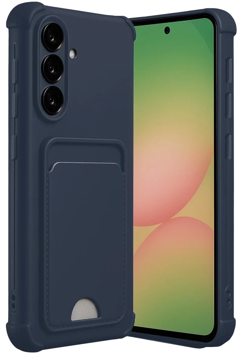 Samsung Galaxy A56 Kılıf Kelvin Kartvizitli Silikon - Lacivert Samsung Galaxy A56 Kılıf Kelvin Kartvizitli Silikon - Lacivert