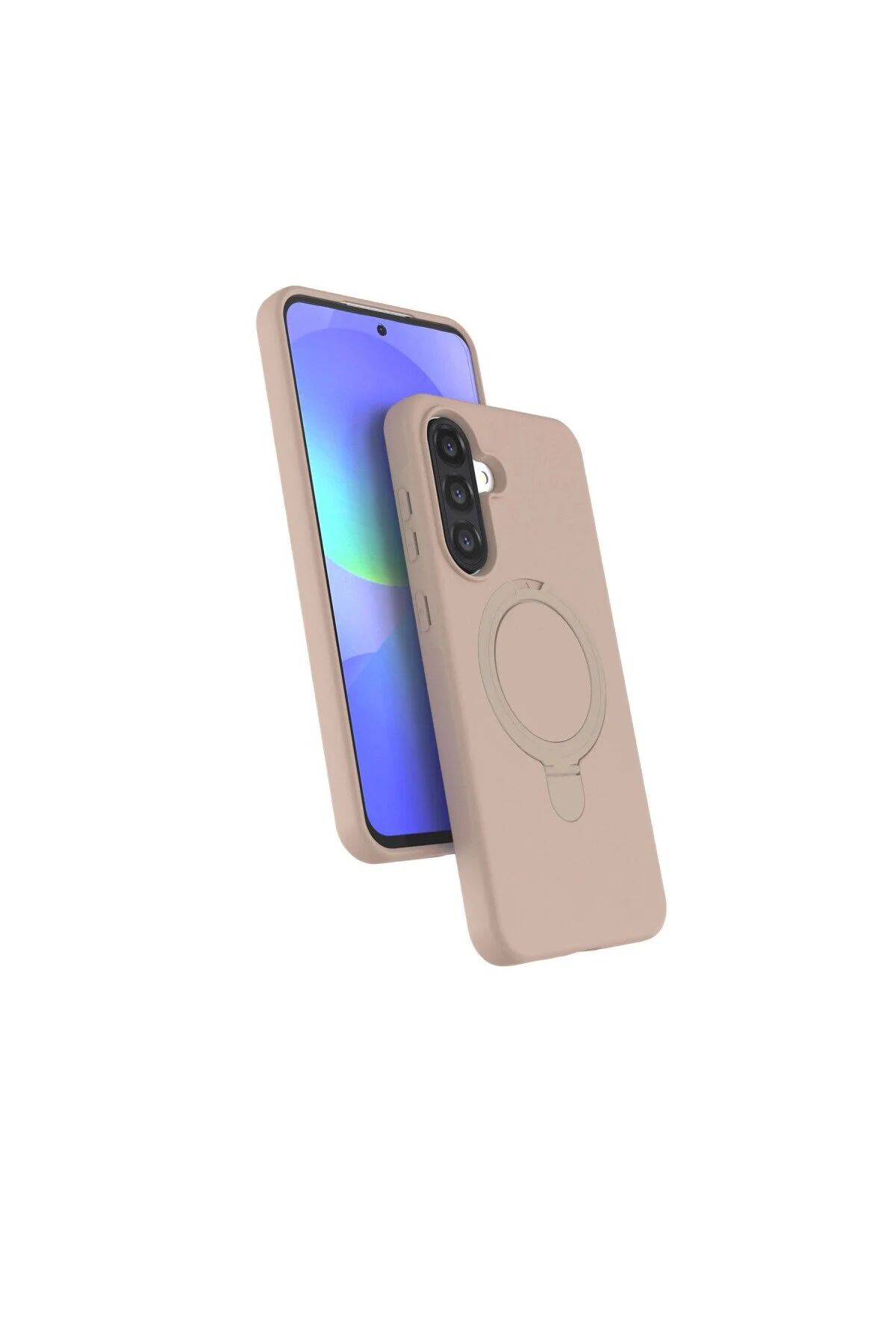Samsung Galaxy A56 Regal Magsafe Standlı Kapak - Çöl Titanyum