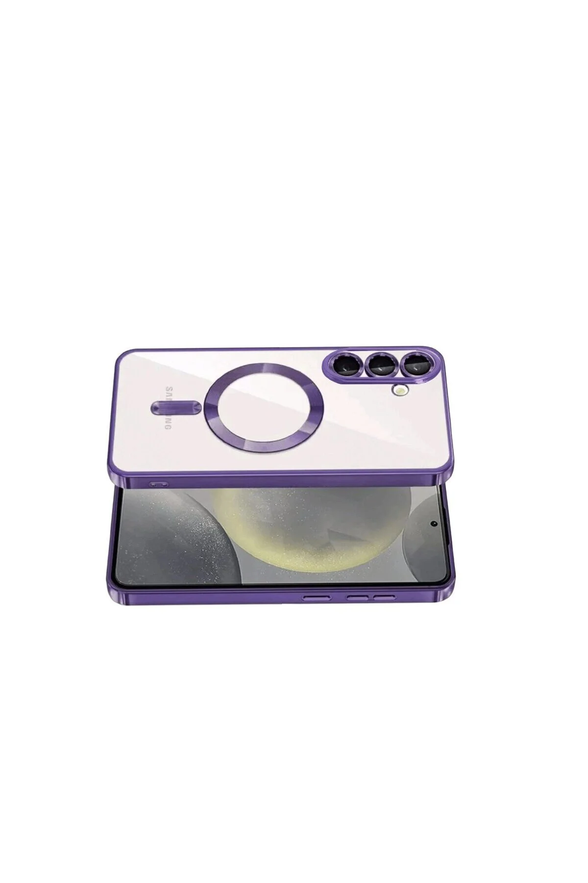 Samsung Galaxy A57 5g Kross Magneticsafe Kapak - Mor Samsung Galaxy A57 5g Kross Magneticsafe Kapak - Mor