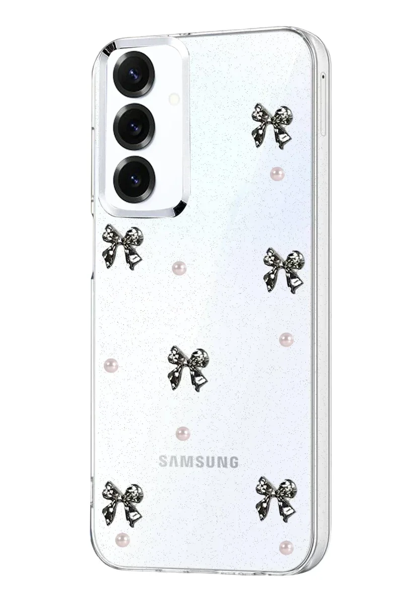 Samsung Galaxy A57 5G Fiyonk Desenli Kapak - Desen 8