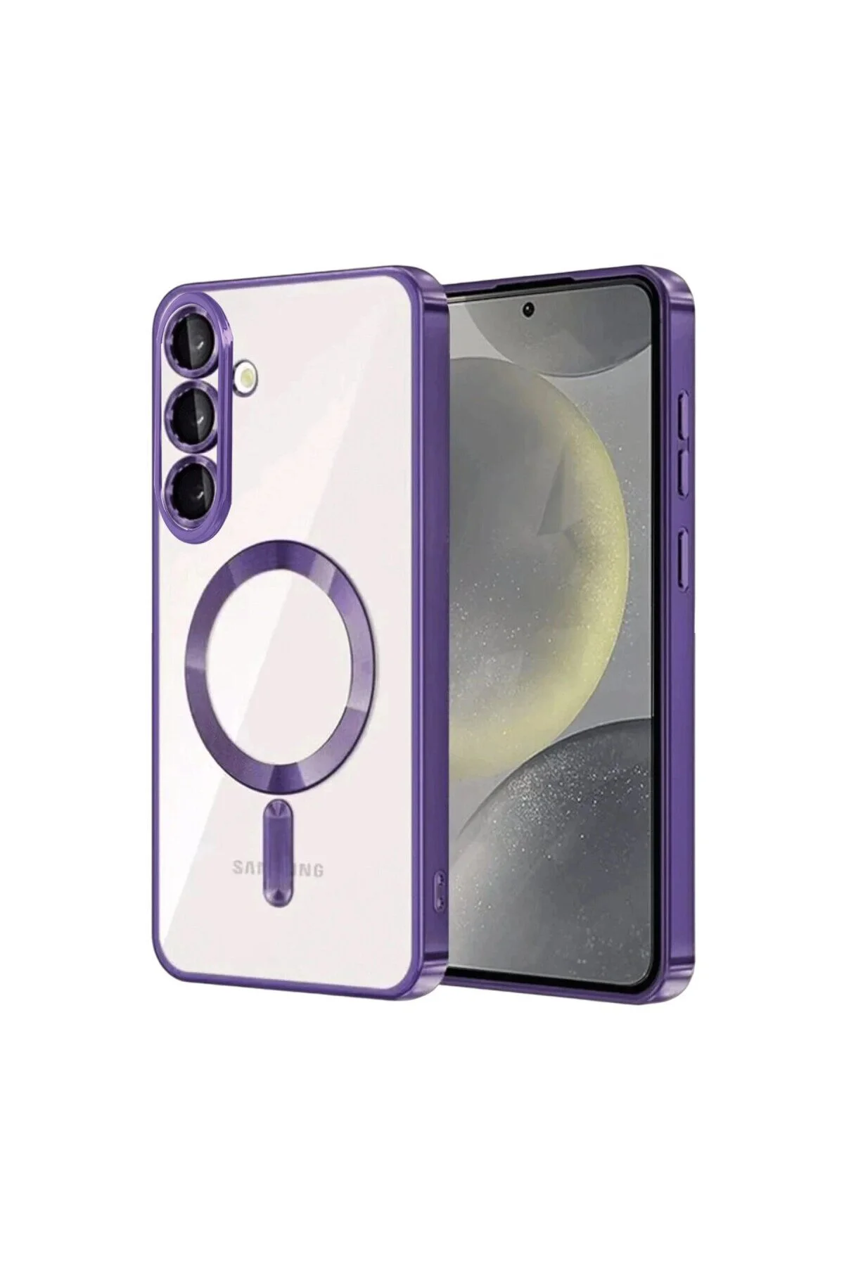 Samsung Galaxy A57 5g Kross Magneticsafe Kapak - Mor Samsung Galaxy A57 5g Kross Magneticsafe Kapak - Mor
