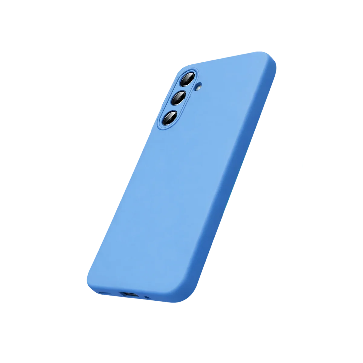 Samsung Galaxy A57 5G Nano içi Kadife Silikon - Mavi