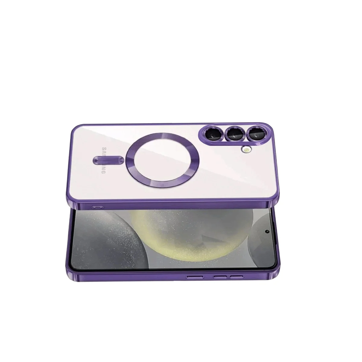 Samsung Galaxy A57 5g Kross Magneticsafe Kapak - Mor Samsung Galaxy A57 5g Kross Magneticsafe Kapak - Mor