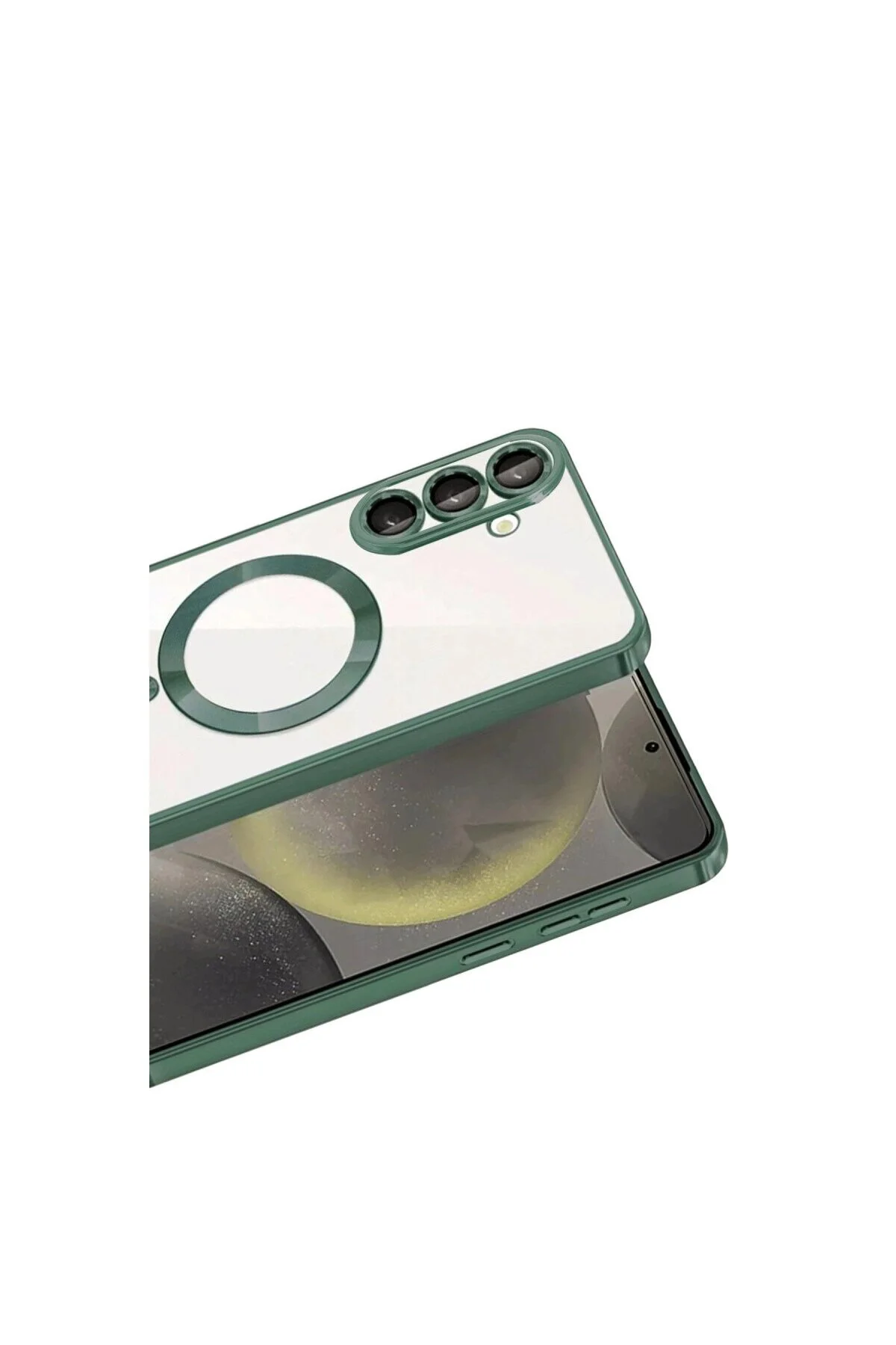 Samsung Galaxy A57 5g Kross Magneticsafe Kapak - Koyu Yeşil Samsung Galaxy A57 5g Kross Magneticsafe Kapak - Koyu Yeşil