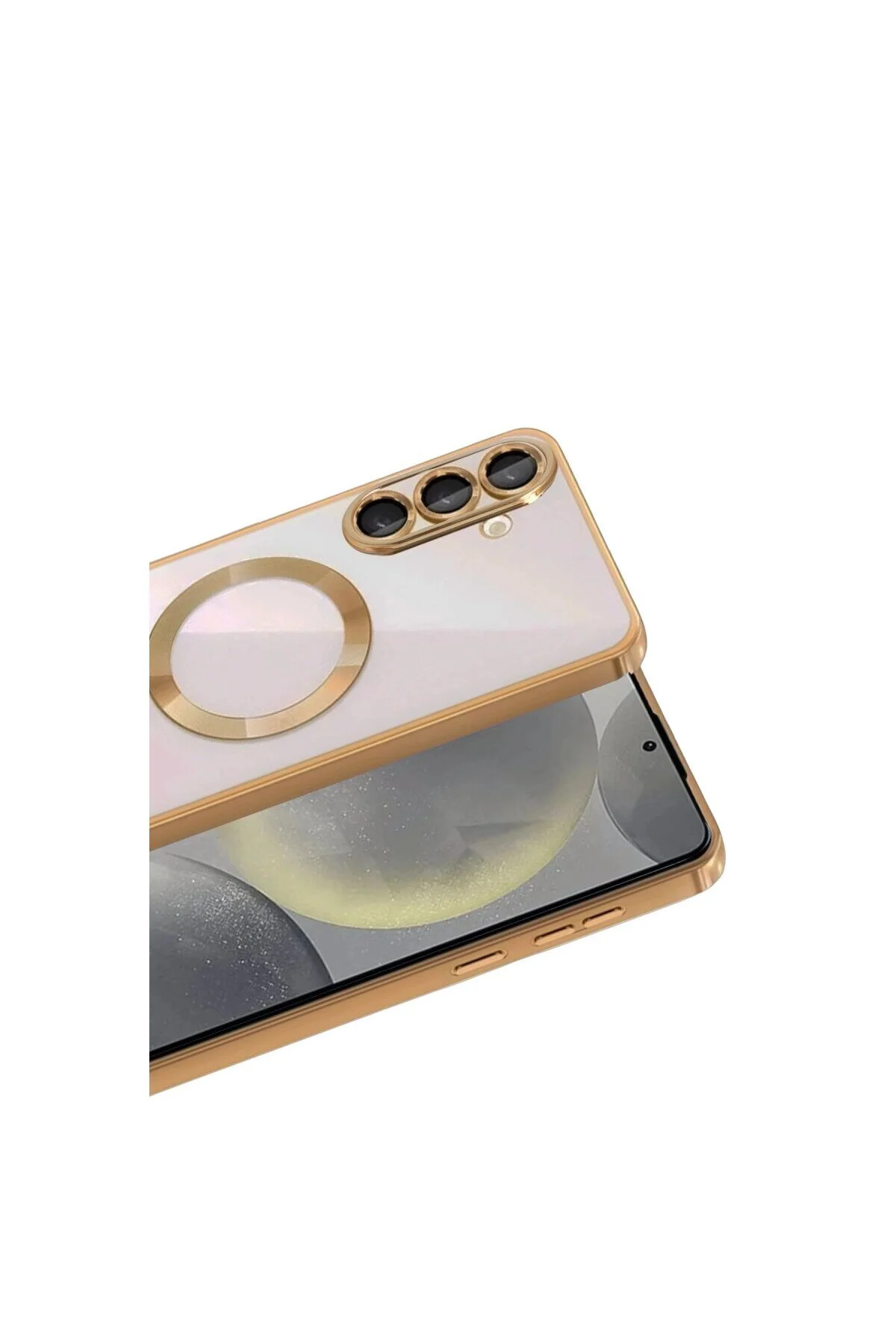 Samsung Galaxy A57 5g Kross Magneticsafe Kapak - Çöl Titanyum