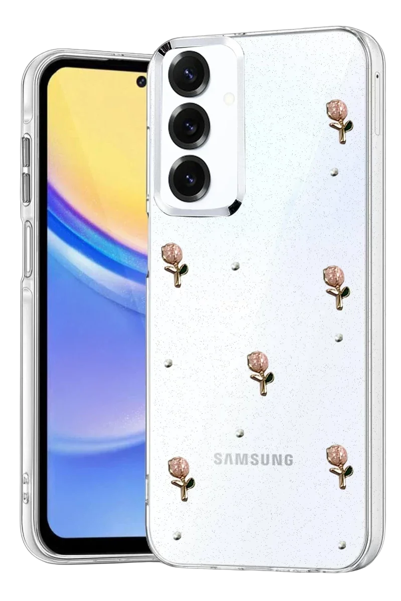 Samsung Galaxy A57 5G Fiyonk Desenli Kapak - Desen 6 Samsung Galaxy A57 5G Fiyonk Desenli Kapak - Desen 6